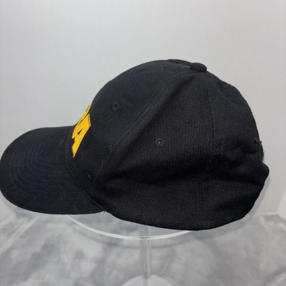 NRA Baseball Cap Strapback Hat Logo Gun America USA Rifle Black Gold Flag